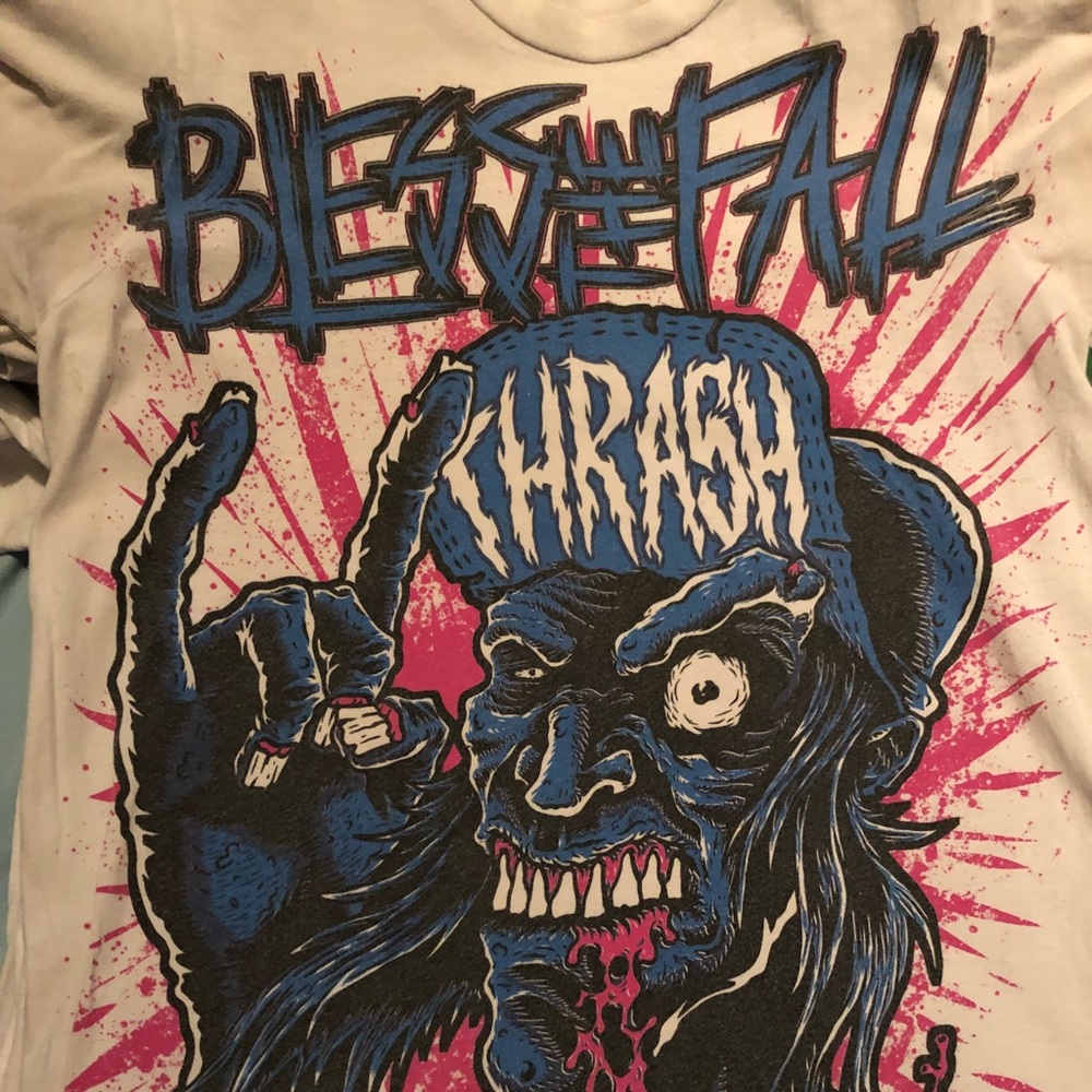 blessthefall (band) tee